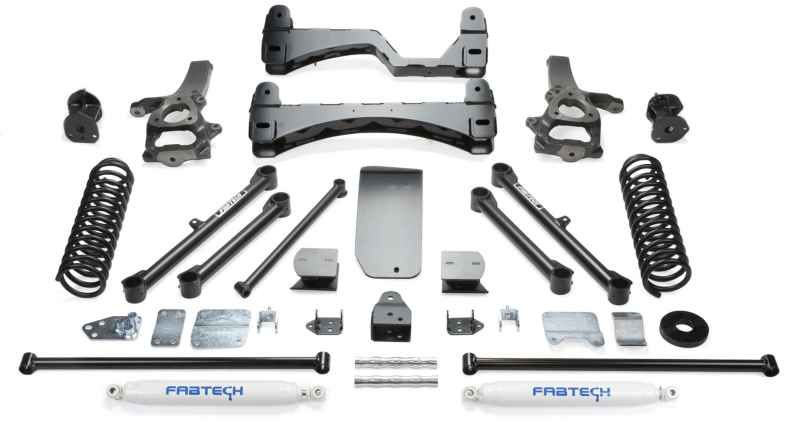 Fabtech 6" Basic Lift Kit w/ shocks 13-21 Dodge Ram 1500 4wd